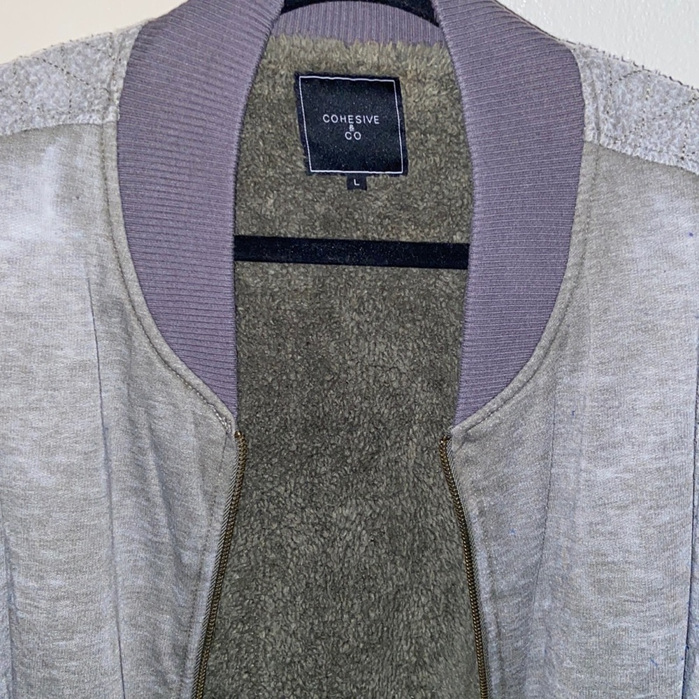 Light green Sherpa jacket